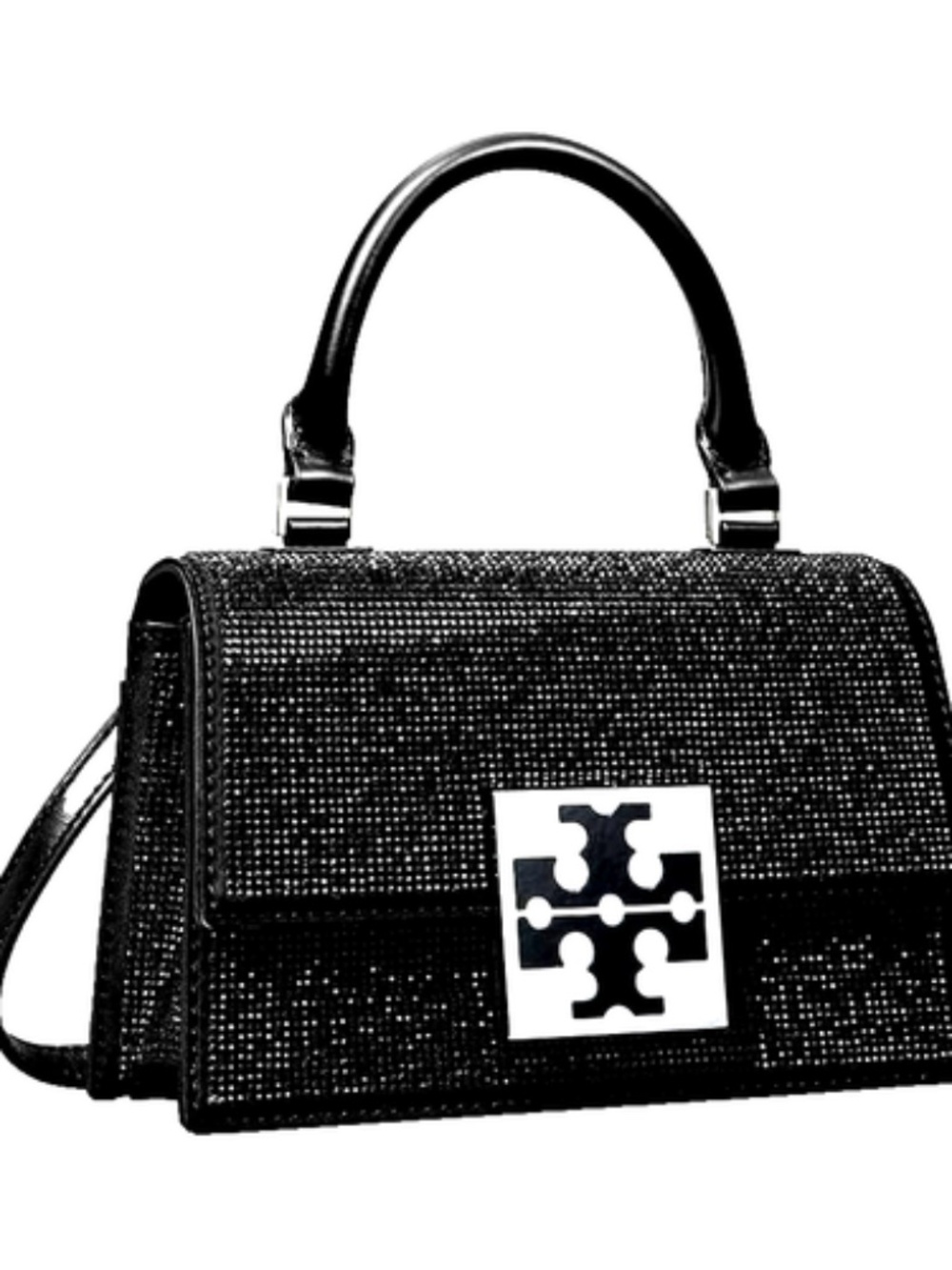 Tory Burch Authentic Bon Bon Embellished Mini Top-Handle Bag with strap
